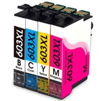 Conjunto 4 Tinteiros Epson 603 XL Compatíveis